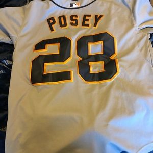 Buster Posey Gray Jersey